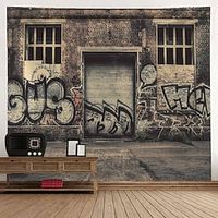 Graffiti Wall Tapestry Art Decor Blanket Curtain Hanging Home Bedroom Living Room Decoration Polyester Lightinthebox - thumbnail