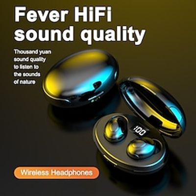 iMosi T5 True Wireless Headphones TWS Earbuds Bluetooth5.0 Waterproof Stereo with Charging Box for Apple Samsung Huawei Xiaomi MI  Yoga Fitness Gym Workout Mobile Phone Travel Entertainment Car Lightinthebox