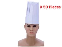 Hotpack Paper Chef Hat Large 50 Pieces - CHEFHAT11