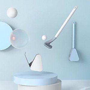 TPR Silicone Bristles Toilet Brush and Drying Holder for Bathroom Storage and Organization Bathroom Cleaning Tool WC Accessories Lightinthebox