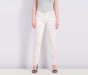 Womens Tie Dye Print Pants  Pink Wash