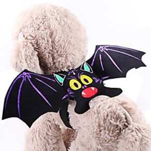 Dog Halloween Costumes Costume Sweater Animal Holiday Funny Halloween Outdoor Dog Clothes Puppy Clothes Dog Outfits Black Purple Costume Large Dog for Girl and Boy Dog Polyster S M L miniinthebox