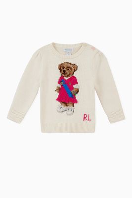 Polo Bear Knitted Sweater in Cotton Polo Bear Knitted Sweater in Cotton