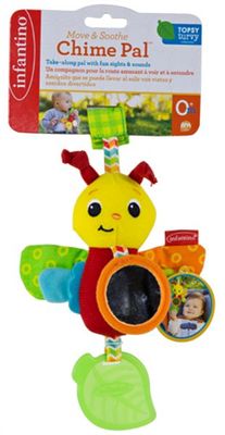 Infantino Chime Pal Yellow/Pink Assorted (NB913773)