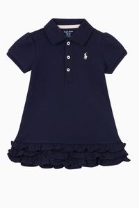 Pony Mesh Polo Dress