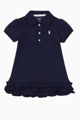Pony Mesh Polo Dress