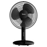 Midea Pedestal Stand Fan With SQD Motor, 16 Inch, 3D Oscillation Directions, 3 Speed Levels & Adjustable Height, 3 Leaf Blade With 7.5 Hours Timer - FS4019K