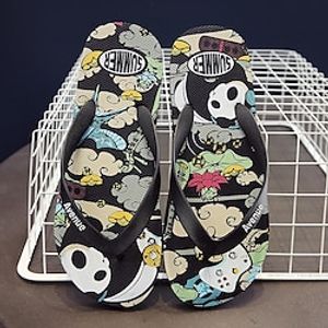 Men's Slippers  Flip-Flops Slippers Comfort Shoes Flip-Flops Beach Slippers Casual Beach Daily Beach PVC Waterproof Breathable Panda Shark Flamingo Summer Lightinthebox