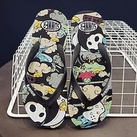 Men's Slippers  Flip-Flops Slippers Comfort Shoes Flip-Flops Beach Slippers Casual Beach Daily Beach PVC Waterproof Breathable Panda Shark Flamingo Summer Lightinthebox - thumbnail