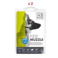 M-Pets Flexi Muzzle Large Pack Of 2