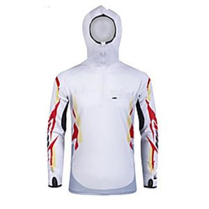 CAWANFLY Men's Hoodie Jacket Fishing Jacket Outdoor Long Sleeve UPF50 UV Protection Quick Dry Waterproof Zipper Lightweight Jacket Top Autumn  Fall Spring Summer Athleisure Fishing Camping  Hiking Lightinthebox