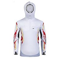 CAWANFLY Men's Hoodie Jacket Fishing Jacket Outdoor Long Sleeve UPF50 UV Protection Quick Dry Waterproof Zipper Lightweight Jacket Top Autumn  Fall Spring Summer Athleisure Fishing Camping  Hiking Lightinthebox - thumbnail