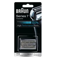 Braun Series 7 Cassette 70S Replacement Head Silver For Series 7, Pulsonic