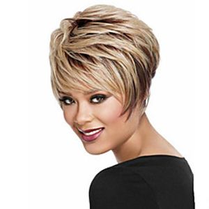 Synthetic Wig Natural Straight Short Bob Wig Short A1 Synthetic Hair Women's Cosplay Party Fashion Blonde Black Lightinthebox