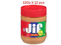 Jif Creamy Peanut Butter (Pack Of 12 X 12Oz)