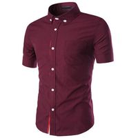 Short Sleeve Patchwork Designer Shirt