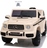 Megastar Ride On Licensed 12 V Mercedes AMG Classy Jeep - Off White (UAE Delivery Only)