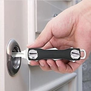 Outdoor Keychain Compact Key Decoration Clip Household Storage Metal Key Clip Aluminum Storage Box Keychain miniinthebox