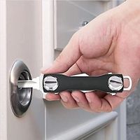 Outdoor Keychain Compact Key Decoration Clip Household Storage Metal Key Clip Aluminum Storage Box Keychain miniinthebox - thumbnail