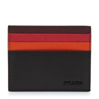 Saffiano leather card holder - thumbnail