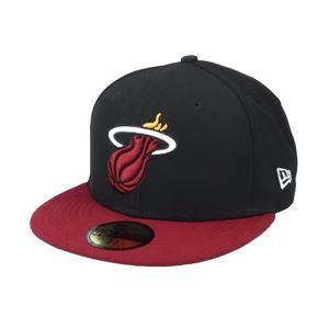 New Era NBA Basic Miami Heat Men's Cap 7-3/8 - Black