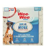 Four Paws Wee-Wee Pad Roll Paisley 50 Count - Pop Up Dispenser 22 And X 23