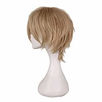 togami byakuya wig with glasses,game danganronpa cosplay keychain pendant props Lightinthebox - thumbnail