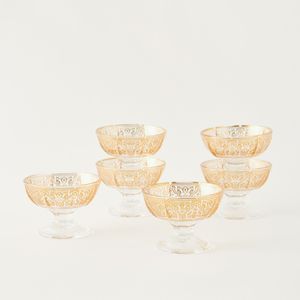 Printed Ice Cream Cup - Set of 6