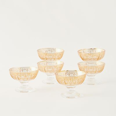 Printed Ice Cream Cup - Set of 6