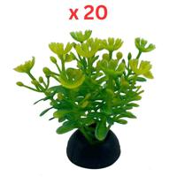 Aquarium Plastic Plant - S238-W2.5XH5 Cm Pack Of 20