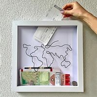 Adventure Archive Box - Shadow Box Picture Frame Display Cases for Memorabilia, Wood Hanging Memory Box, Ready to Hang Memorabilia, Crafts, Awards, Medals, Tickets and Photos Lightinthebox - thumbnail