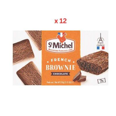 St Michel Chocolate Brownies, 12X210G
