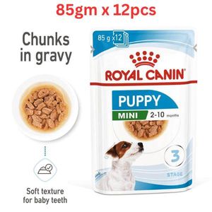 Royal Canin Size Health Nutrition Mini Puppy Gravy Wet Food Pouches Dog Food