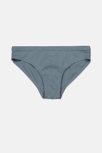 Boys Plain Pull On Brief  Grey