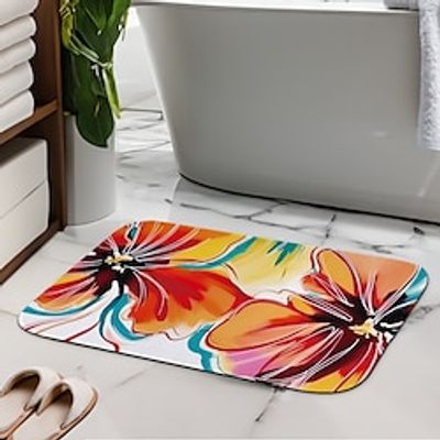Bath Mats A Creative Absorbent Bathroom Rug Special Material Cute Lightinthebox
