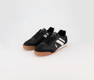 Boys Lace Up Casual Shoes  Black/White/Brown