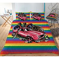 Colorful Tie Dye Duvet Cover Set Boho Hippie Bedding Set Rainbow Tie Dyed Comforter Cover Queen 3 Pieces for Kids Teens Adults 1 Lightinthebox - thumbnail