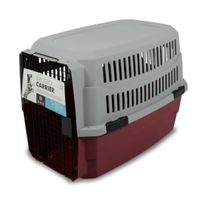 M-PETS Viaggio Carrier Xl (L91,5 X W61 X H66cm) Red/grey