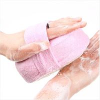 Natural Loofah Sponge Bath Brush Bath Ball Scrub Exfoliating Bath Towel Gloves Body Spa Dish Cloth