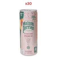 Maison Perrier Peach Slim Maison Perrier Peach Slim Can 250Ml Pack Of 30