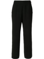 Chanel Pre-Owned flared cropped trousers - Black