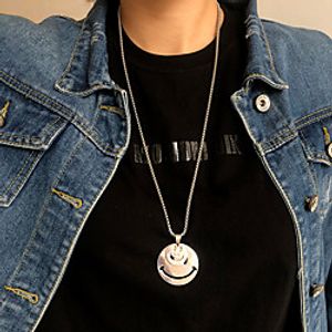 Women's Pendant Necklace Chain Necklace Drop Friends Vertical / Gold bar Precious Hope Blessed Simple Fashion Punk Trendy Titanium Steel Alloy Silver 70 cm Necklace Jewelry 1pc For Street Gift miniinthebox