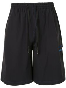 Off Duty logo drawstring shorts - Black