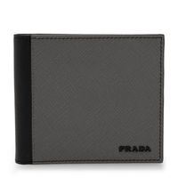 Saffiano leather logo wallet - thumbnail