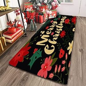 Christmas Floor Mat Door Mat Hallway Carpets Area Rugs Washable for Bedroom Living Room Kitchen Bathroom Anti-Slip Floor Mats miniinthebox