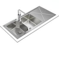 TEKA Brooklyn 80 Top/Flush reversible stainless steel sink (TEKA-115160010)