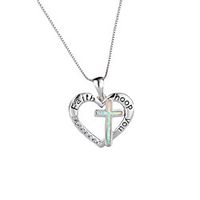Women's necklace Chic  Modern Street Letter Necklaces  White  Fall  Winter  Spring  Summer Lightinthebox - thumbnail