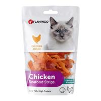 Flamingo Hapki Chicken Strips Soft Cat Treats 85g
