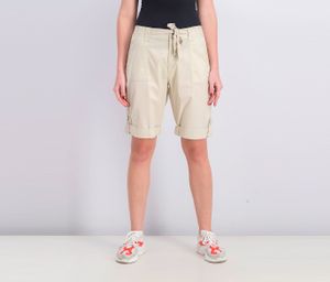 Womens Plain Short  Beige