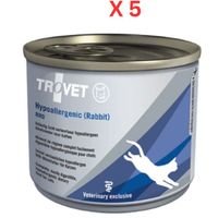 Trovet Hypoallergenic (Rabbit) Cat Wet Food 200G (Pack of 5)